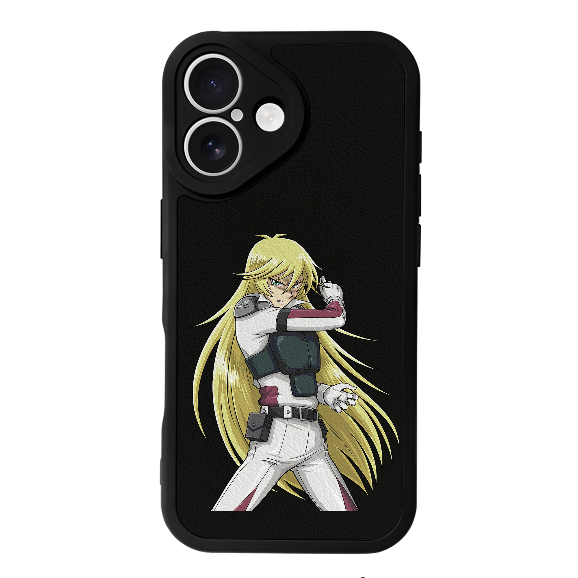 （画像用） 遊☆戯☆王 Yu-Gi-Oh! 【iPhone 16シリーズ対応】シリコンスマホケース（レザー調） 材質：シリコン